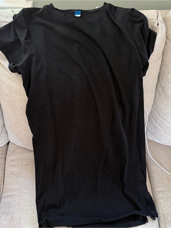 Old Navy Tops - Old Navy Black Short Sleeve T-shirt dress